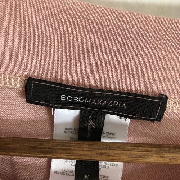 BCBGMaxAzria Blush Long Sleeve Crop Top - Picture 5 of 6